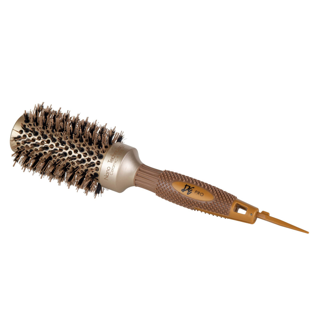 David Ezra DE Pro Nano + Ionic Technology Ceramic Round Brush with 1-3/4" Barrel 43mm - David Ezra Professional Haircare