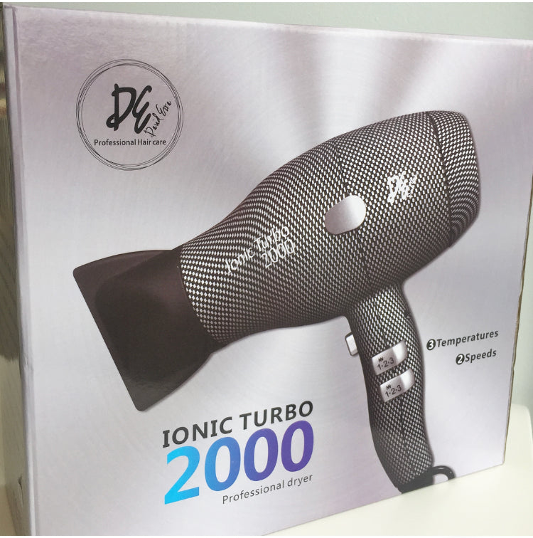 David Ezra DE Professional Ionic Turbo 2000 Dryer - David Ezra Professional Haircare