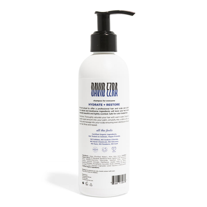 David Ezra DE Pro Hydrate & Restore Shampoo - David Ezra Professional Haircare