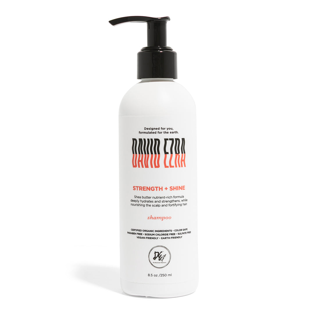 DE Pro Strength & Shine Shea Butter Shampoo - David Ezra Professional Haircare