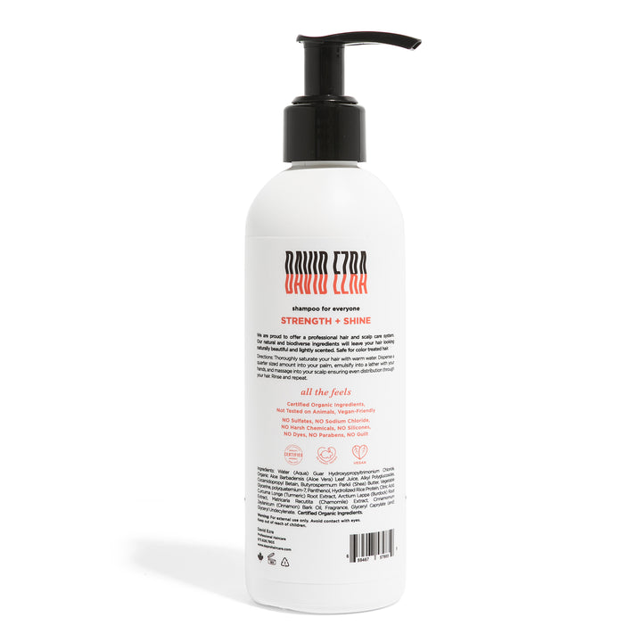 DE Pro Strength & Shine Shea Butter Shampoo - David Ezra Professional Haircare