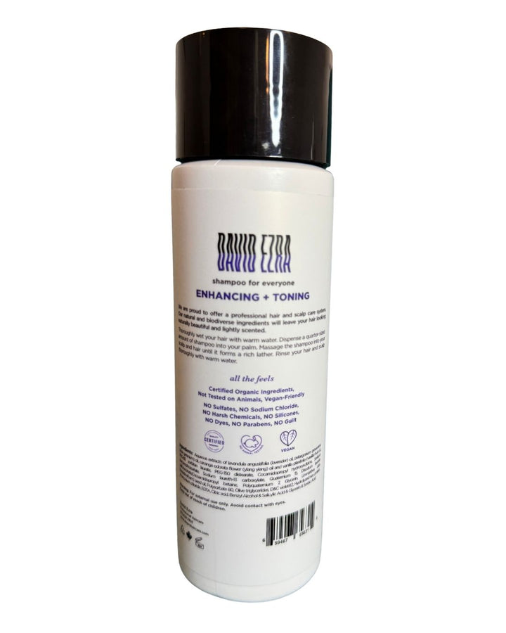 David Ezra DE Pro Enhancing + Toning Purple Shampoo - David Ezra Professional Haircare