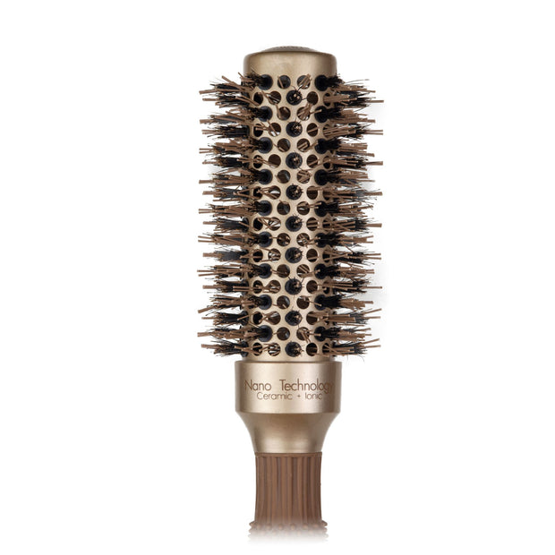 David Ezra DE Pro Nano + Ionic Technology Ceramic Round Brush with 1.25" Barrel 32mm - David Ezra Professional Haircare