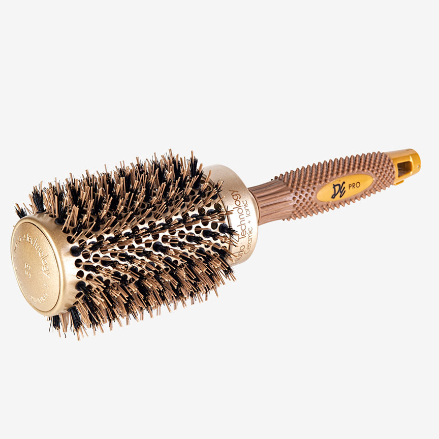 David Ezra DE Pro Nano + Ionic Technology Ceramic Round Brush with 2" Barrel 53mm - David Ezra Professional Haircare