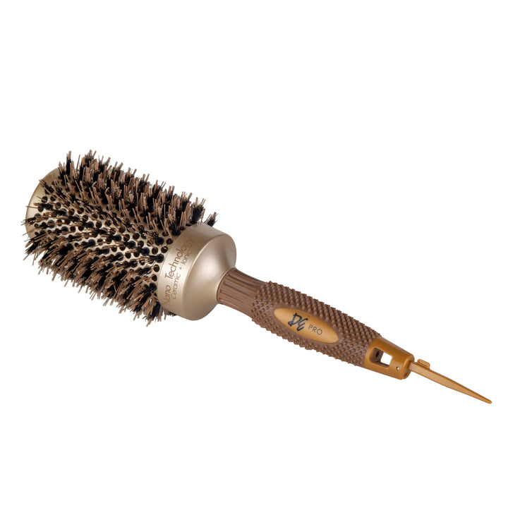David Ezra DE Pro Nano + Ionic Technology Ceramic Round Brush with 2" Barrel 53mm - David Ezra Professional Haircare