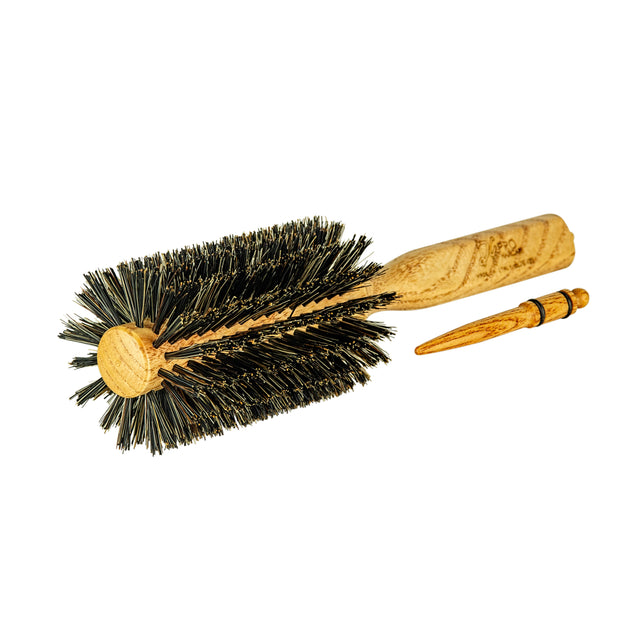 DE David Ezra Wooden Round Brush - David Ezra Professional Haircare